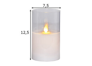 Светодиодная свеча, 12,5 см. цена и информация | Подсвечники, свечи | 220.lv