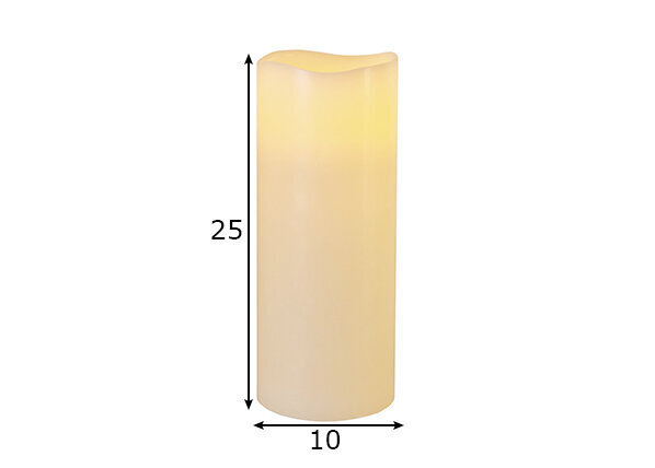 Liela svece, 25 cm cena un informācija | Sveces un svečturi | 220.lv