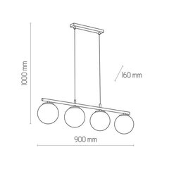 Piekaramā lampa TK Lighting Maxi 3480 cena un informācija | Piekaramās lampas | 220.lv