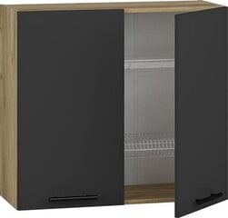 Кухонный шкафчик Vento GC-80/72, черный цена и информация | Кухонные шкафчики | 220.lv