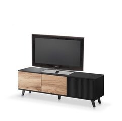 ТВ столик Halmar Random RTV-1, черный/коричневый цвет цена и информация | Тумбы под телевизор | 220.lv