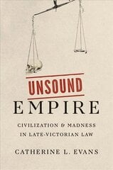 Unsound Empire: Civilization and Madness in Late-Victorian Law cena un informācija | Vēstures grāmatas | 220.lv