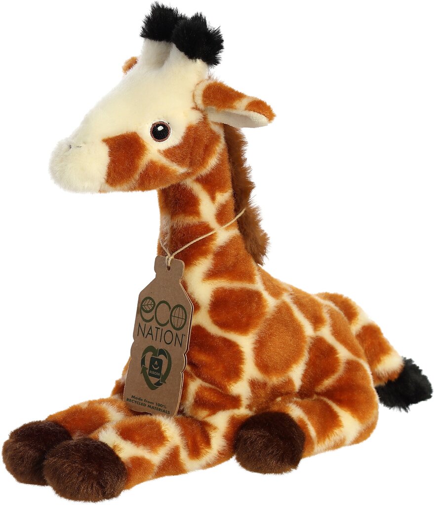AURORA ECO NATION Žirafe, 24 cm cena un informācija | Mīkstās (plīša) rotaļlietas | 220.lv