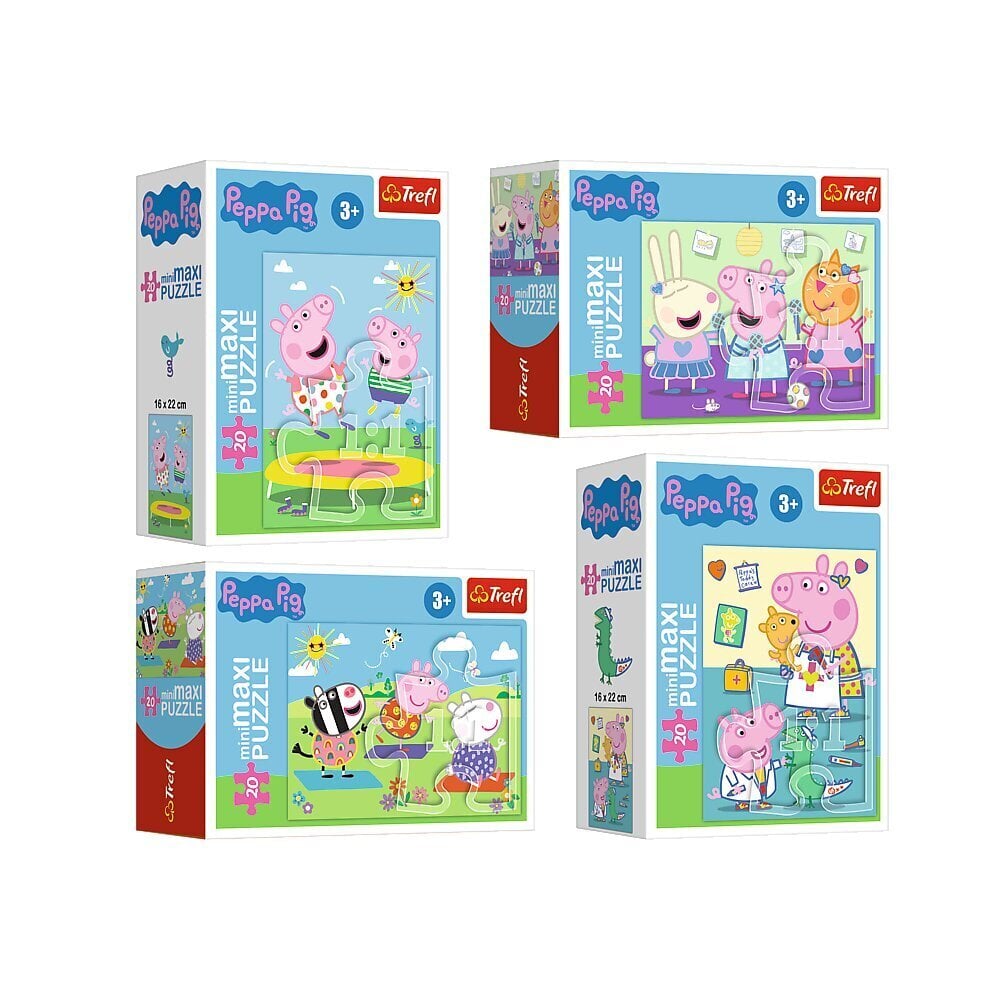 TREFL PEPPA PIG Mini Maxi puzle „Cūciņa Peppa", 20 gab. цена и информация | Puzles, 3D puzles | 220.lv