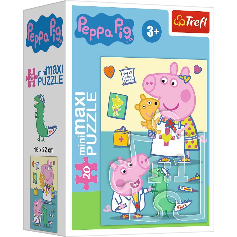 TREFL PEPPA PIG Mini Maxi puzle „Cūciņa Peppa", 20 gab. цена и информация | Puzles, 3D puzles | 220.lv