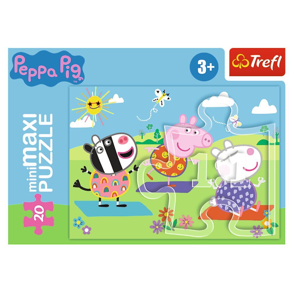 TREFL PEPPA PIG Mini Maxi puzle „Cūciņa Peppa", 20 gab. cena un informācija | Puzles, 3D puzles | 220.lv