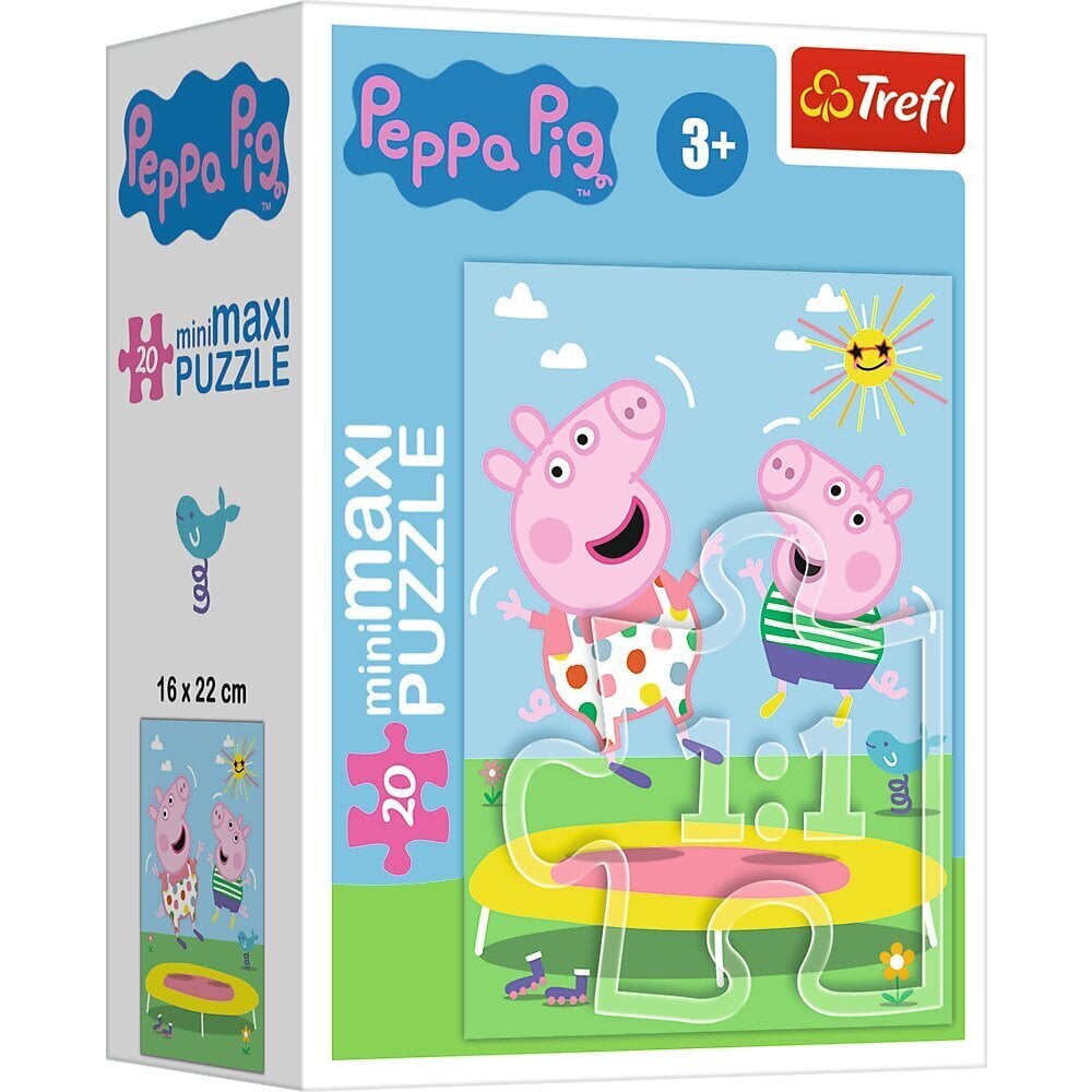 TREFL PEPPA PIG Mini Maxi puzle „Cūciņa Peppa", 20 gab. цена и информация | Puzles, 3D puzles | 220.lv