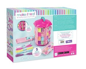 MAKE IT REAL Aktivitāšu tornis pieci vienā, rotaslietu komplekts цена и информация | Игрушки для девочек | 220.lv