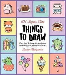 101 Super Cute Things to Draw: More than 100 step-by-step lessons for making cute, expressive, fun art!, Volume 2 цена и информация | Книги об искусстве | 220.lv