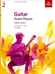 Guitar Exam Pieces from 2019, ABRSM Grade 2: Selected from the syllabus starting 2019 cena un informācija | Mākslas grāmatas | 220.lv