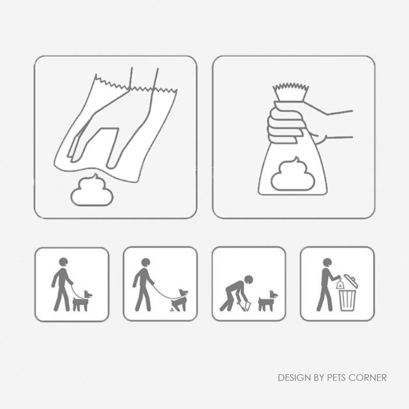 Bioloģiski noārdāmi maisiņi Pets Corner ar lavandas smaržu, (360.gab) cena un informācija | Kopšanas līdzekļi dzīvniekiem | 220.lv