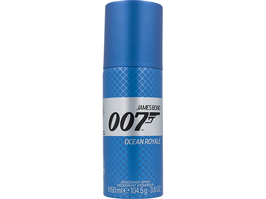 James Bond Ocean Royale Deospray 150ml cena un informācija | Parfimēta vīriešu kosmētika | 220.lv