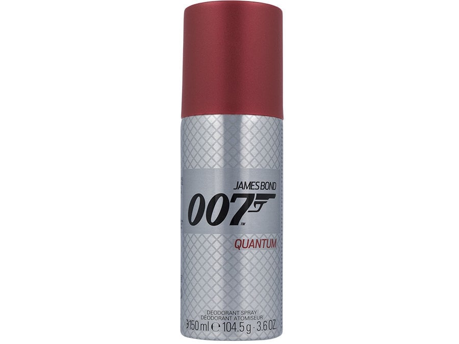 Dezodorants James Bond Men's 007 Quantum Deodorant, 150 ml cena un informācija | Parfimēta vīriešu kosmētika | 220.lv