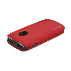 Platinet lādētājs-akumulators 5000mAh 2xUSB, sarkans (42411) cena un informācija | Lādētāji-akumulatori (Power bank) | 220.lv