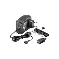 Techly Universal power adapter 3-12V 1.5A 18W with 9 removable plugs cena un informācija | Lādētāji portatīvajiem datoriem | 220.lv