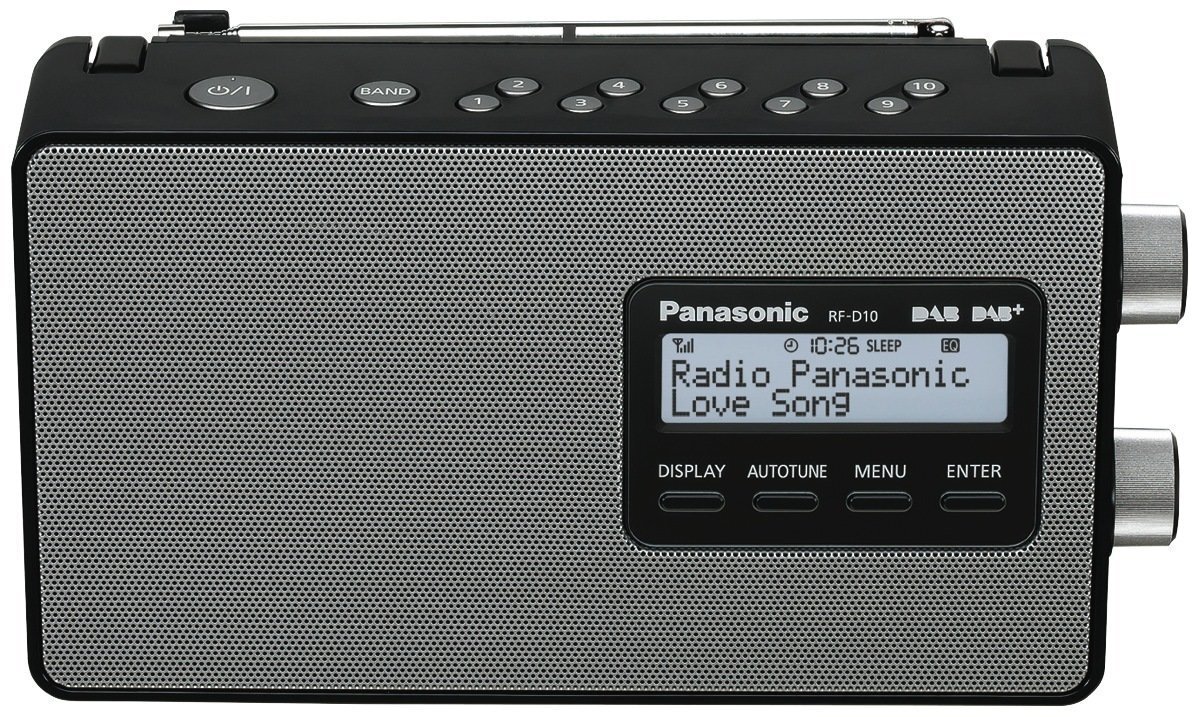 Panasonic RF-D10GN-K cena un informācija | Radioaparāti, modinātājpulksteņi | 220.lv
