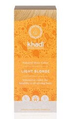 Augu krāsa pelēkiem vai gaišiem matiem Khadi Light Blond 100 g цена и информация | Краска для волос | 220.lv