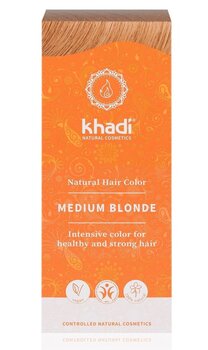 Краска для волос Khadi Middle Blond 100 г цена и информация | Краска для волос | 220.lv