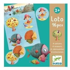 Игра DJECO Loto, Времена года, 08123 цена и информация | Настольные игры, головоломки | 220.lv