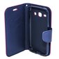 Telone Fancy Diary Book Case ar stendu Huawei Ascend Y540 sāniski atverams Rozā/Zils cena un informācija | Telefonu vāciņi, maciņi | 220.lv