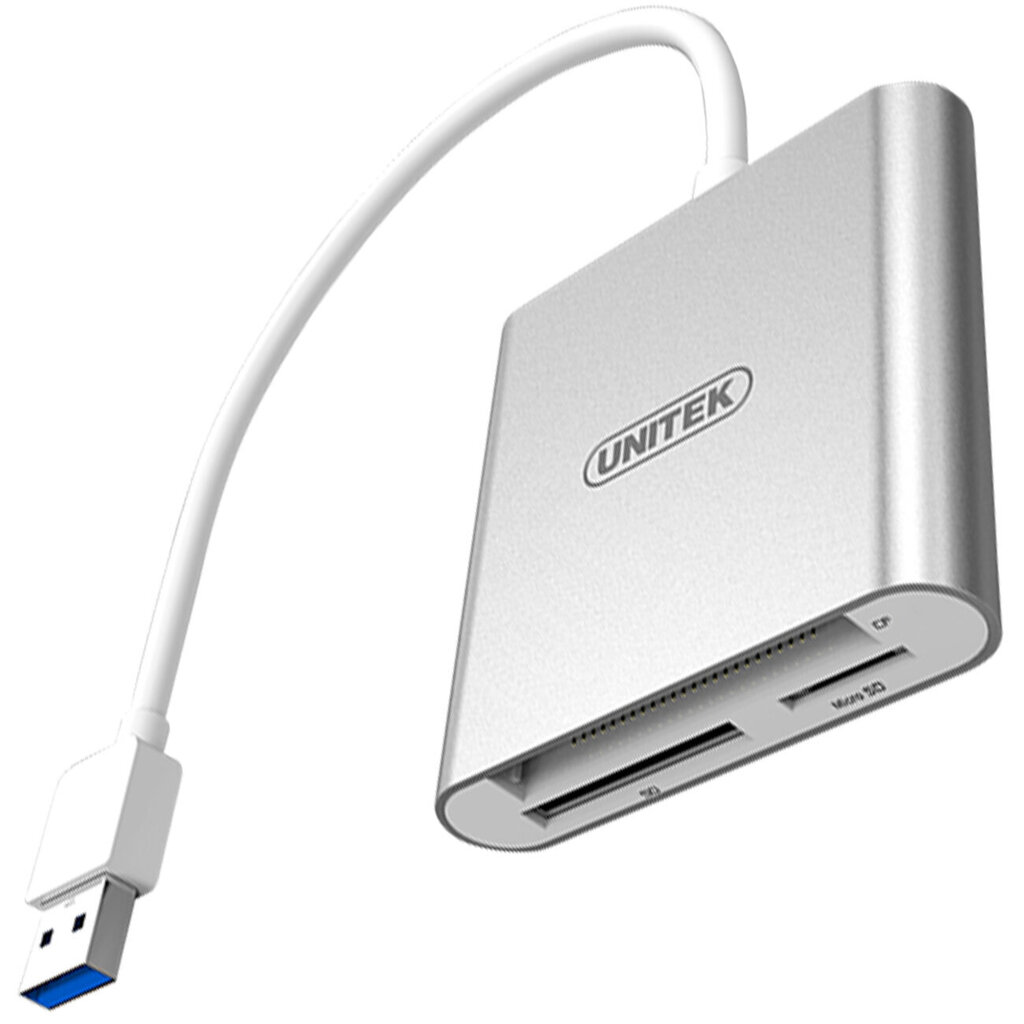 Unitek USB3.0 to Multi-In-One Aluminium Card Reader (With USB Type-C Adaptor) cena un informācija | Adapteri un USB centrmezgli | 220.lv