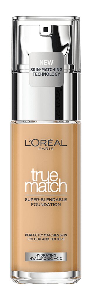 Grima bāze L'Oreal Paris True Match Super Blendable 30 ml, 7D7W Golden Amber cena un informācija | Grima bāzes, tonālie krēmi, pūderi | 220.lv