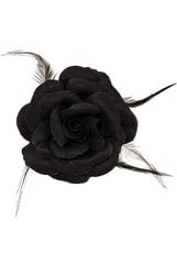 Galvas rota Zieds (melns) cena un informācija | Karnevāla kostīmi, maskas un parūkas | 220.lv