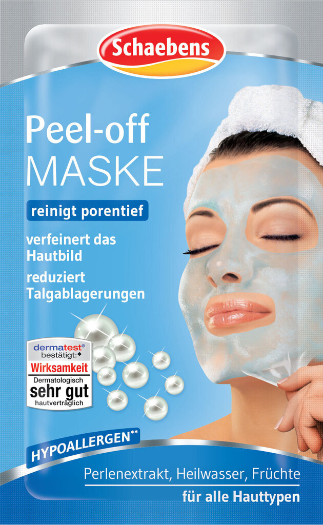 Valanti veido kaukė Schaebens Peel-Off 15 ml cena un informācija | Sejas maskas, acu maskas | 220.lv