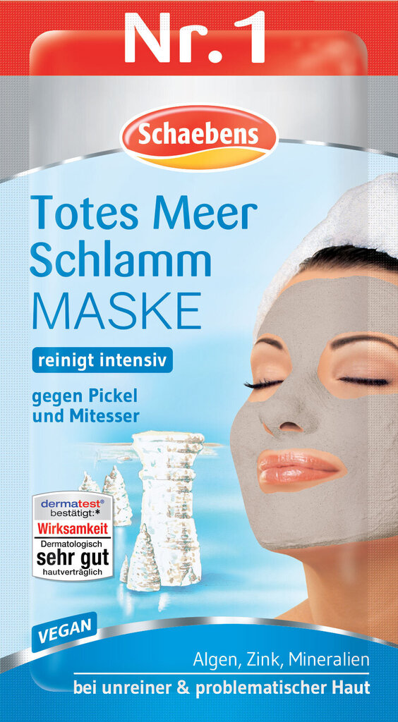 Nāves jūras sejas maska Schaebens 15 ml cena un informācija | Sejas maskas, acu maskas | 220.lv