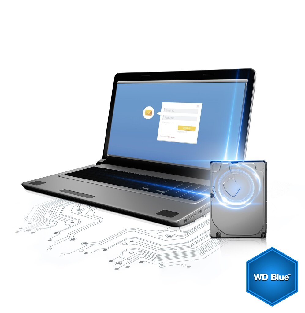 Western Digital WD Blue 2 TB, Sata III (WD20EZRZ) cena un informācija | Iekšējie cietie diski (HDD, SSD, Hybrid) | 220.lv