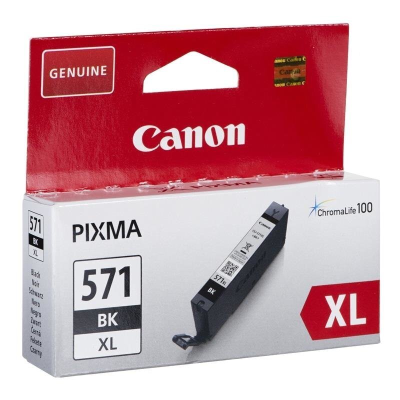 Canon CLI-571XL, Melna цена и информация | Tintes kārtridži | 220.lv