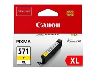 Картридж Canon CLI-571XL YELLOW 0334C001, цвет желтый цена и информация | Картриджи для струйных принтеров | 220.lv