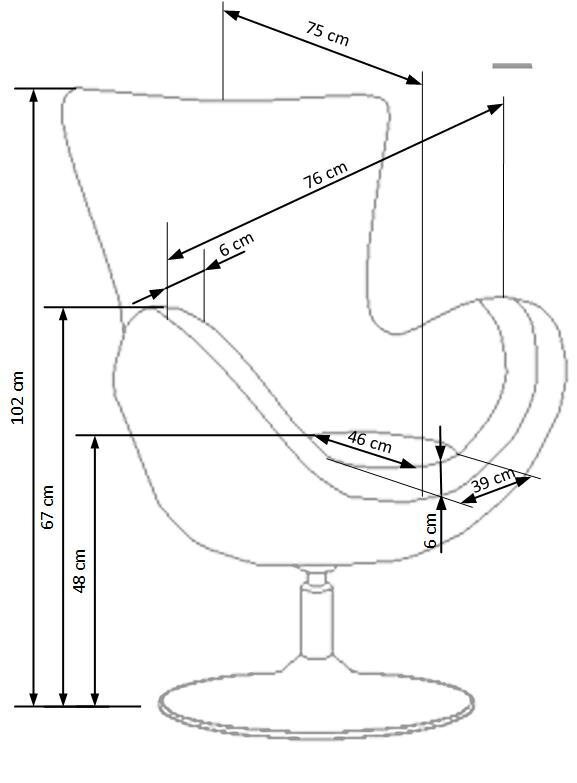 Atzveltnes krēsls Butterfly, daudzkrāsu цена и информация | Atpūtas krēsli | 220.lv