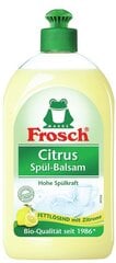 Trauku mazgāšanas līdzeklis Frosch citrons 500 ml цена и информация | Средства для мытья посуды | 220.lv