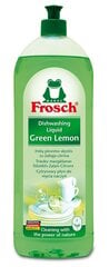 Trauku mazgāšanas līdzeklis Frosch Citrus (Zaļais Citrons) 1L cena un informācija | Trauku mazgāšanas līdzekļi | 220.lv