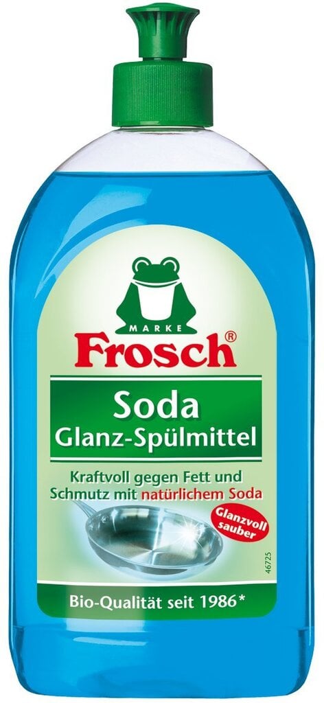 Trauku mazgāšanas līdzeklis Frosch Soda 500ml цена и информация | Trauku mazgāšanas līdzekļi | 220.lv