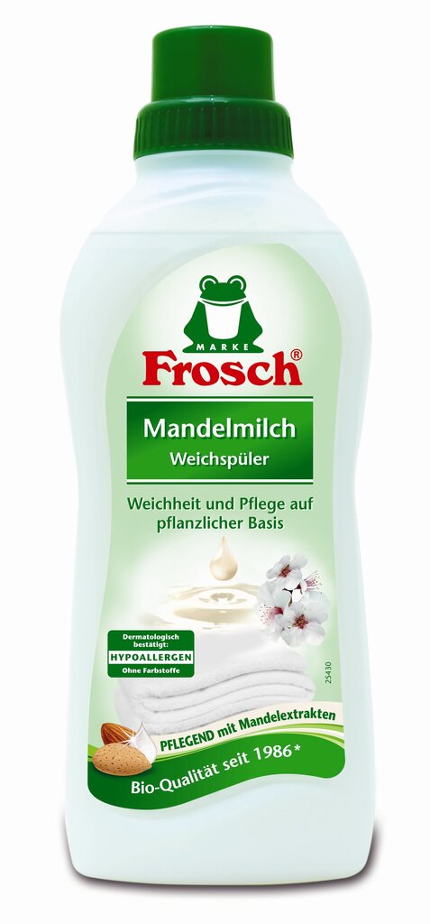 Frosch Mandelmilch veļas mīkstinātājs, 750ml цена и информация | Veļas mazgāšanas līdzekļi | 220.lv