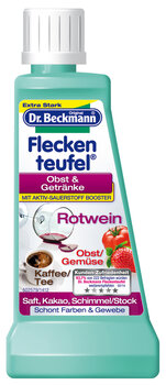 Traipu tīrītājs (sarkanvīns, augļi un kafija) Dr. Beckmann 50 ml cena un informācija | Veļas mazgāšanas līdzekļi | 220.lv