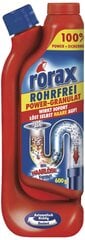 Гранулы для чистки сливных труб Rorax 600 г цена и информация | Очистители | 220.lv