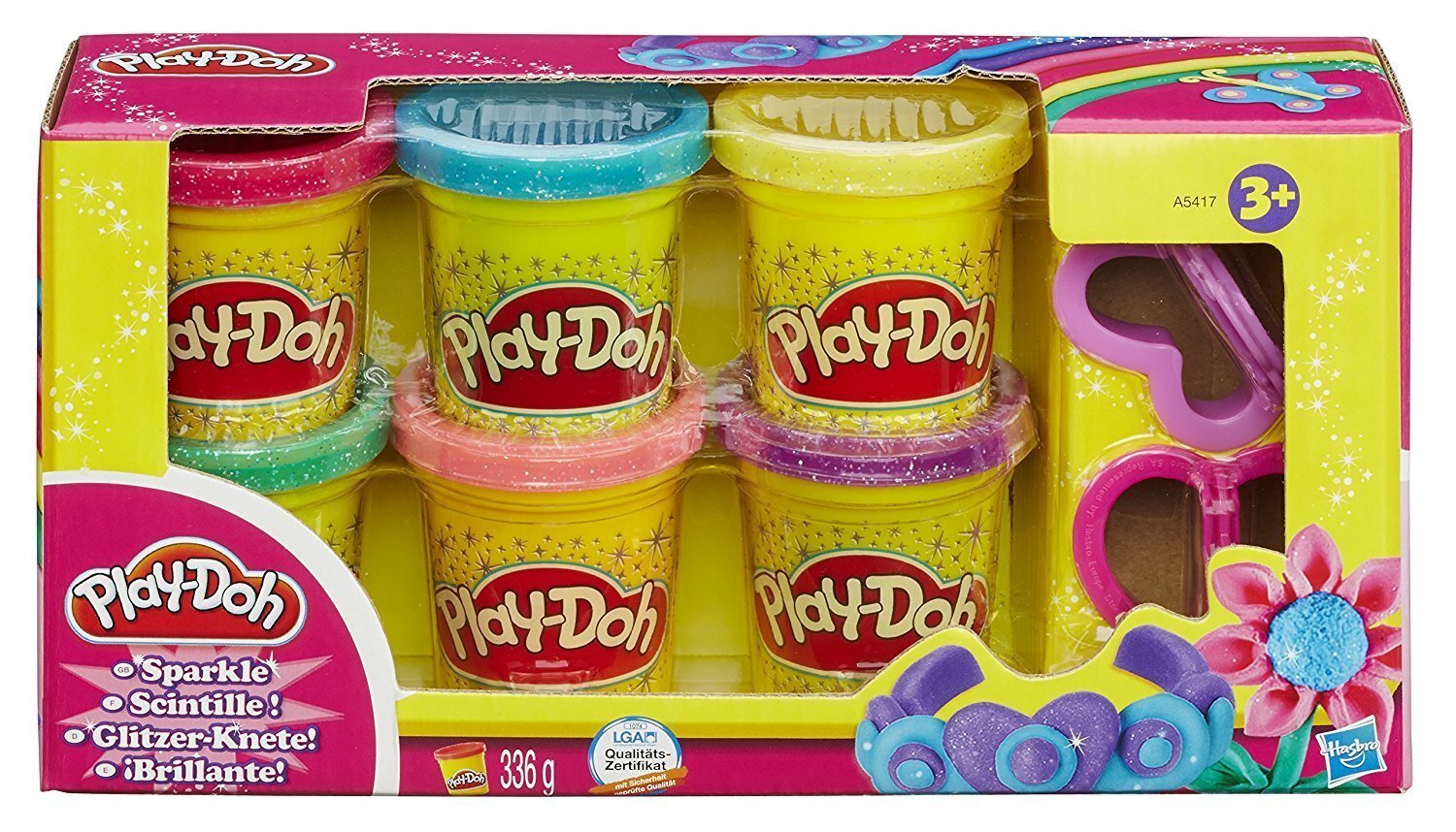 Spīdīgs plastilīns Play-Doh цена и информация | Attīstošās rotaļlietas | 220.lv