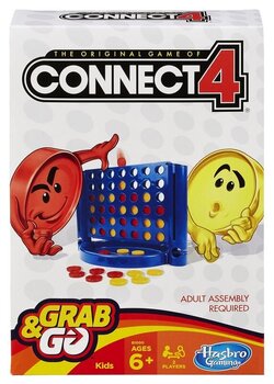 Дорожная игра Собери 4, Hasbro Connect 4 цена и информация | Настольные игры, головоломки | 220.lv