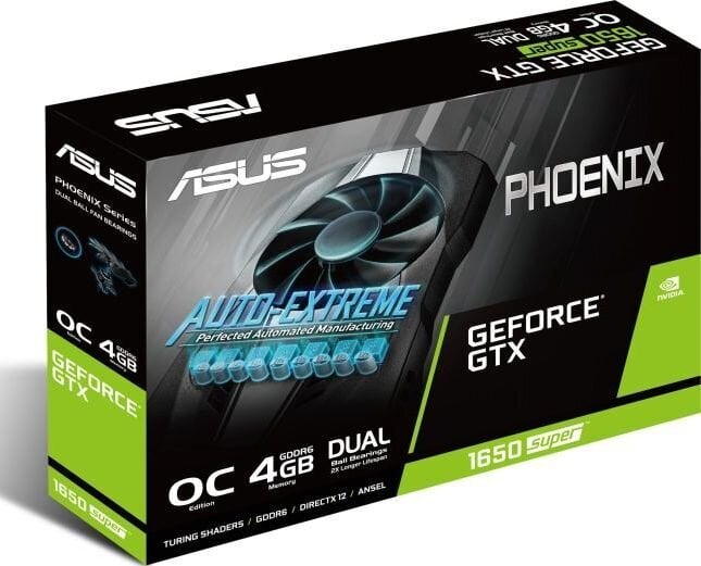 Asus PH-GTX1650S-O4G cena un informācija | Videokartes (GPU) | 220.lv