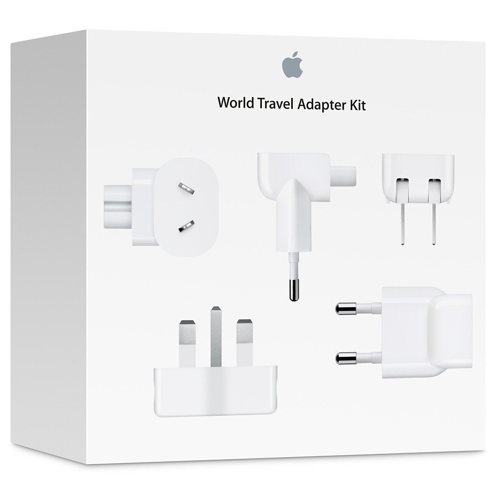 Apple World Travel Adapter Kit - MD837ZM/A cena un informācija | Elektrības slēdži, rozetes | 220.lv