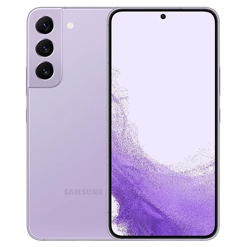 Samsung Galaxy S22 5G 8/128GB Purple SM-S901BLVDEUE цена и информация | Mobilie telefoni | 220.lv