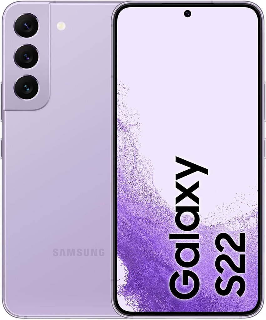 Samsung Galaxy S22 5G 8/128GB Purple SM-S901BLVDEUE цена и информация | Mobilie telefoni | 220.lv