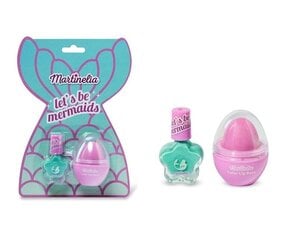 Лак для ногтей и бальзам для губ Martinelia Let's Be Mermaids цена и информация | Косметика для мам и детей | 220.lv