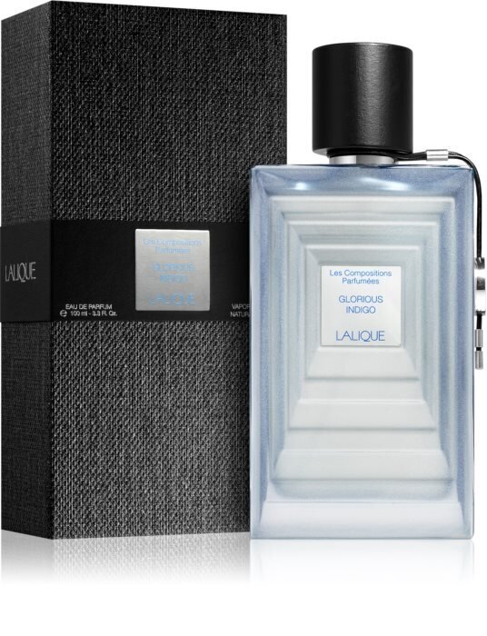Parfimērijas ūdens Lalique Les Compositions Parfumées Glorious Indigo EDP sievietēm/vīriešiem 100 ml cena un informācija | Sieviešu smaržas | 220.lv