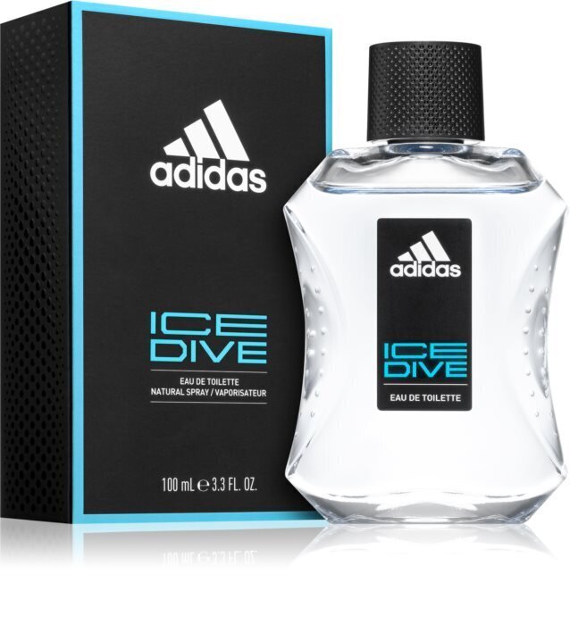 Tualetes ūdens Adidas Ice Dive EDT vīriešiem 100 ml cena un informācija | Vīriešu smaržas | 220.lv