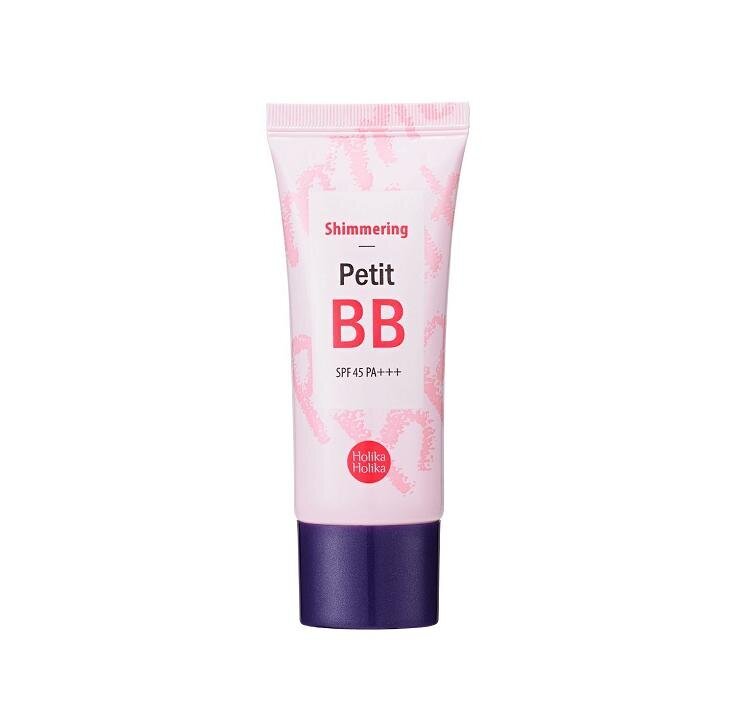 BB sejas krēms Holika Holika SPF45 30 ml, Shimmering Petit cena un informācija | Sejas krēmi | 220.lv