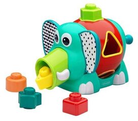 Formu šķirošanas rotaļlieta Zilonītis Infantino цена и информация | Игрушки для малышей | 220.lv